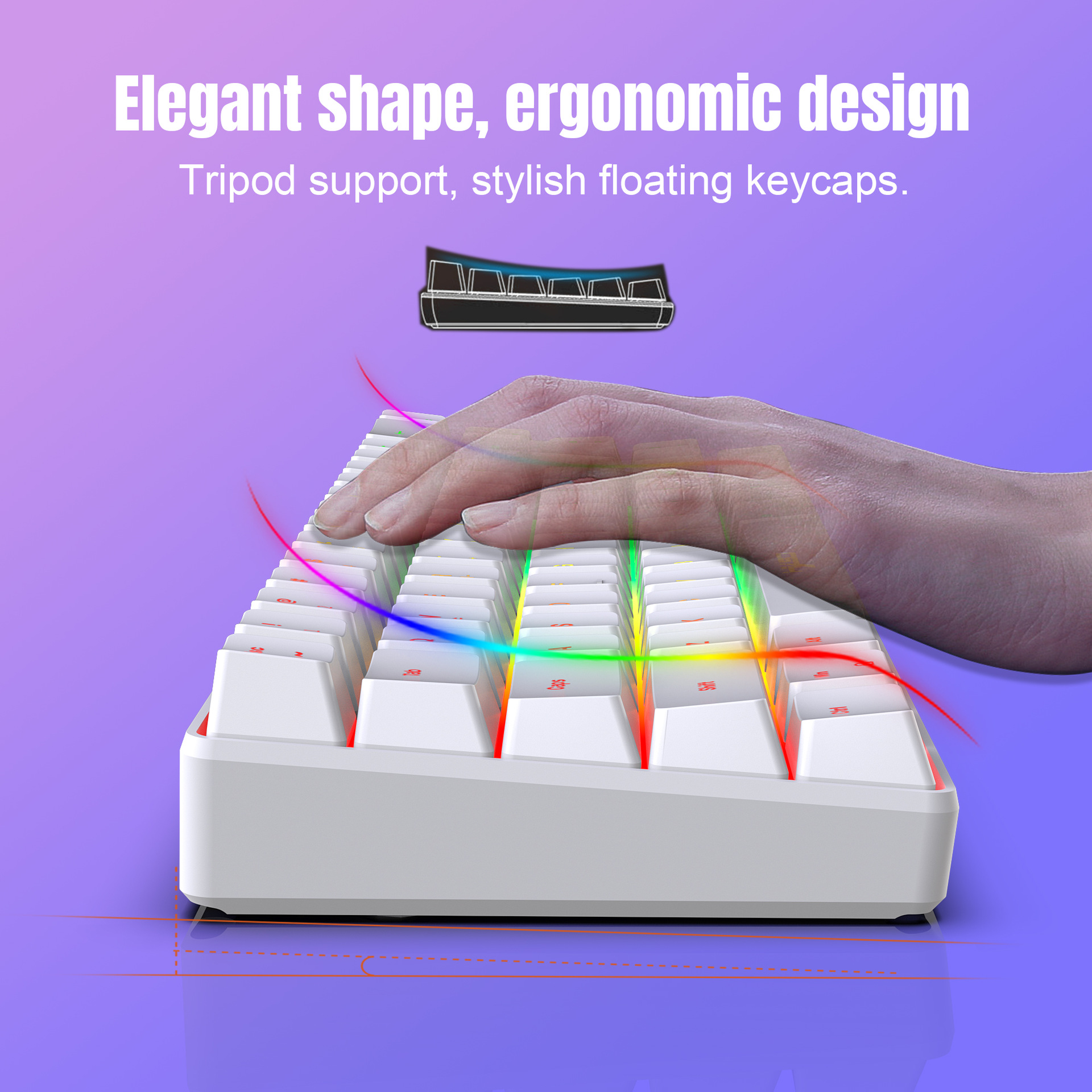 Keyboard and Mouse 68key Wired - Gaming Keyboard Extension incelemesi ve fiyatı