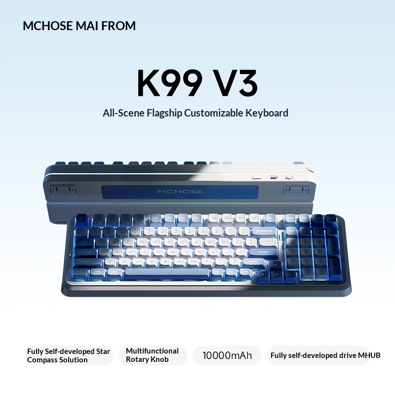 MCHOSE K99 V3 Customizable Mec - Gaming Keyboard Wireless incelemesi ve fiyatı
