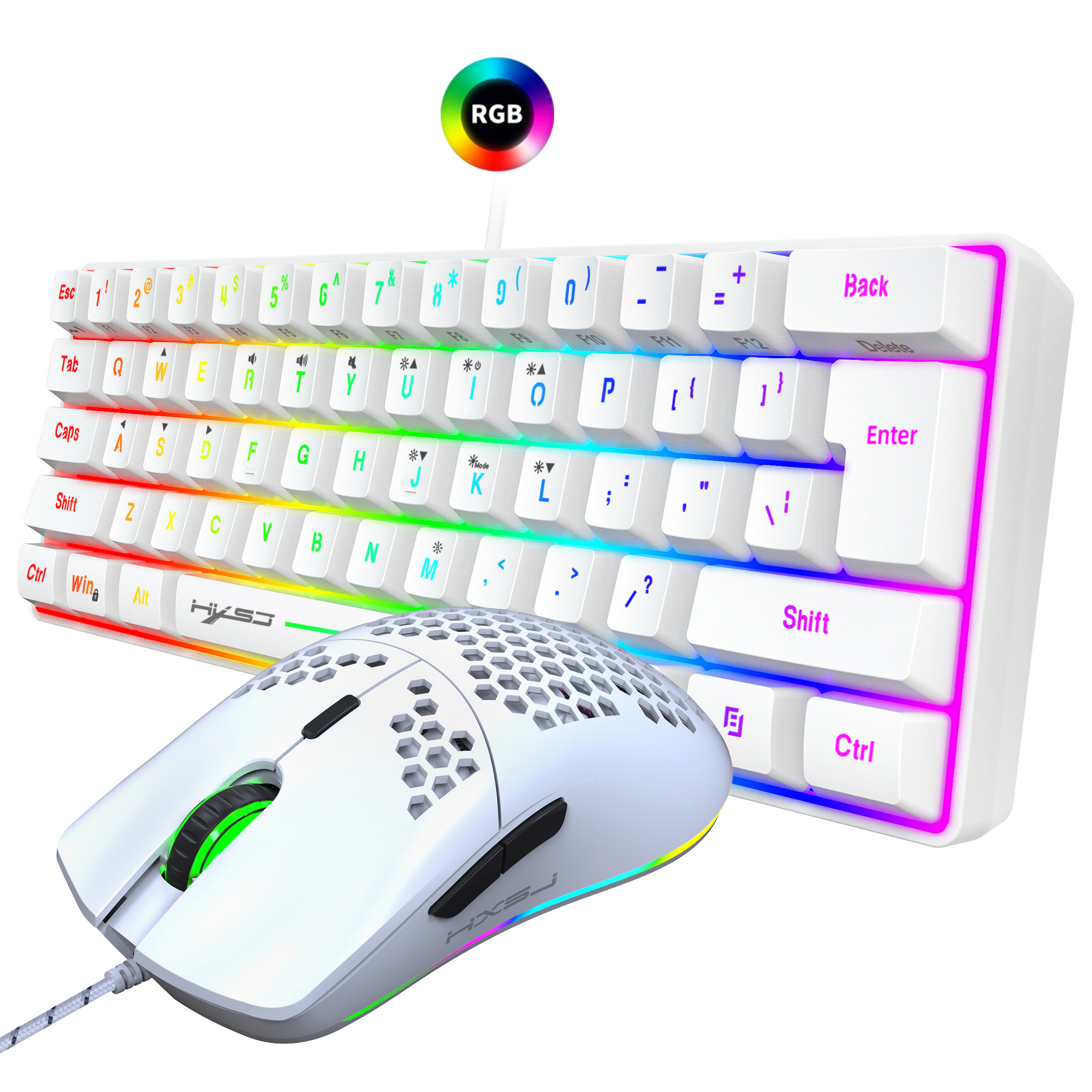 Hot selling HXSJ 61 keys V700  - Gaming Keyboard Extension incelemesi ve fiyatı