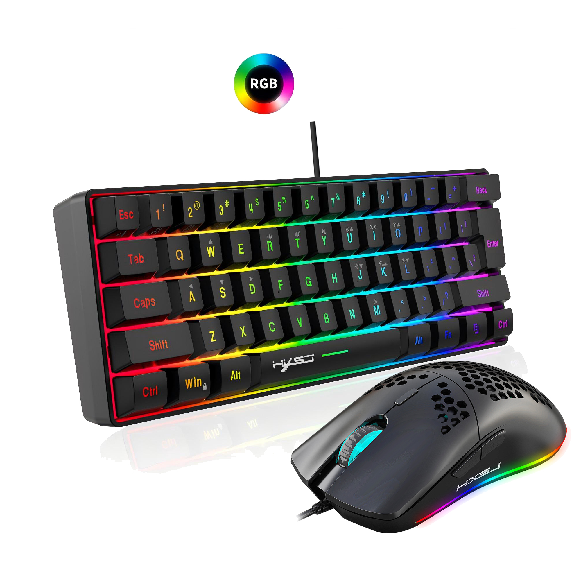 Hot selling HXSJ 61 keys V700  - Gaming Keyboard Extension incelemesi ve fiyatı