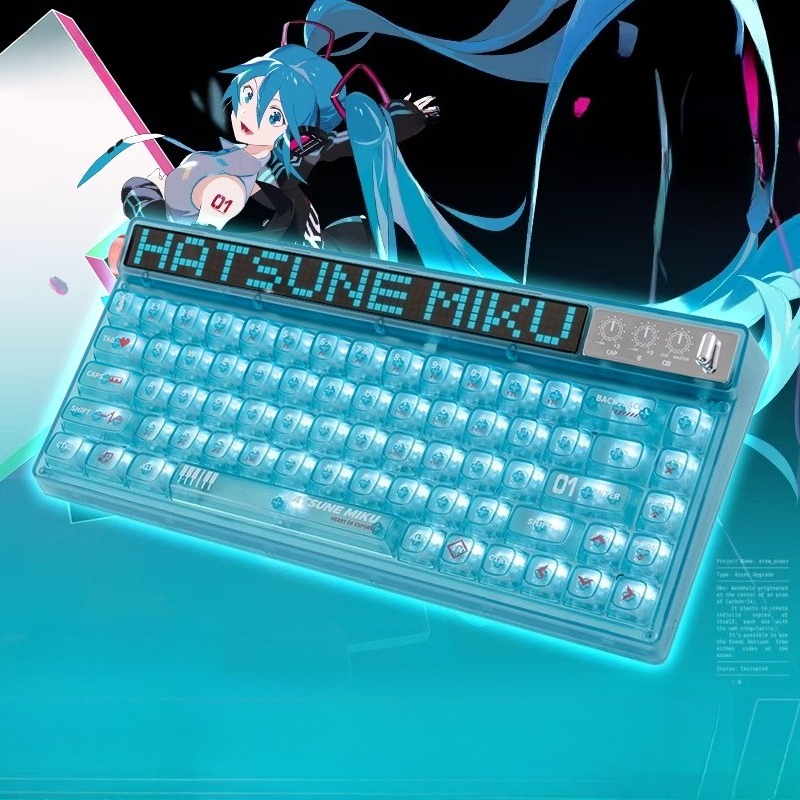 Anime Hatsune Miku Series Mech - Gaming Keyboard Wireless incelemesi ve fiyatı