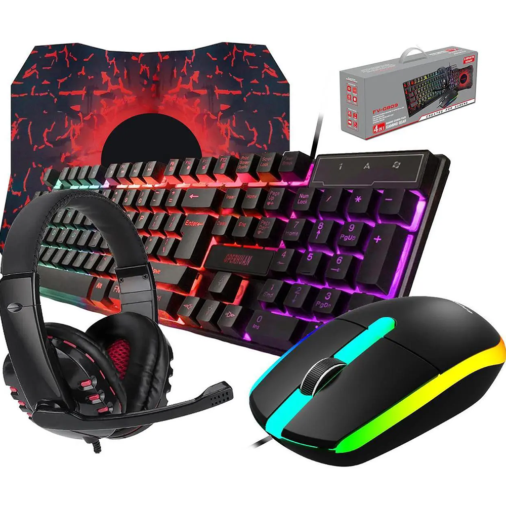 Wired Gaming Keyboard and Mous - Gaming Keyboard Mouse And Headset Combo incelemesi ve fiyatı