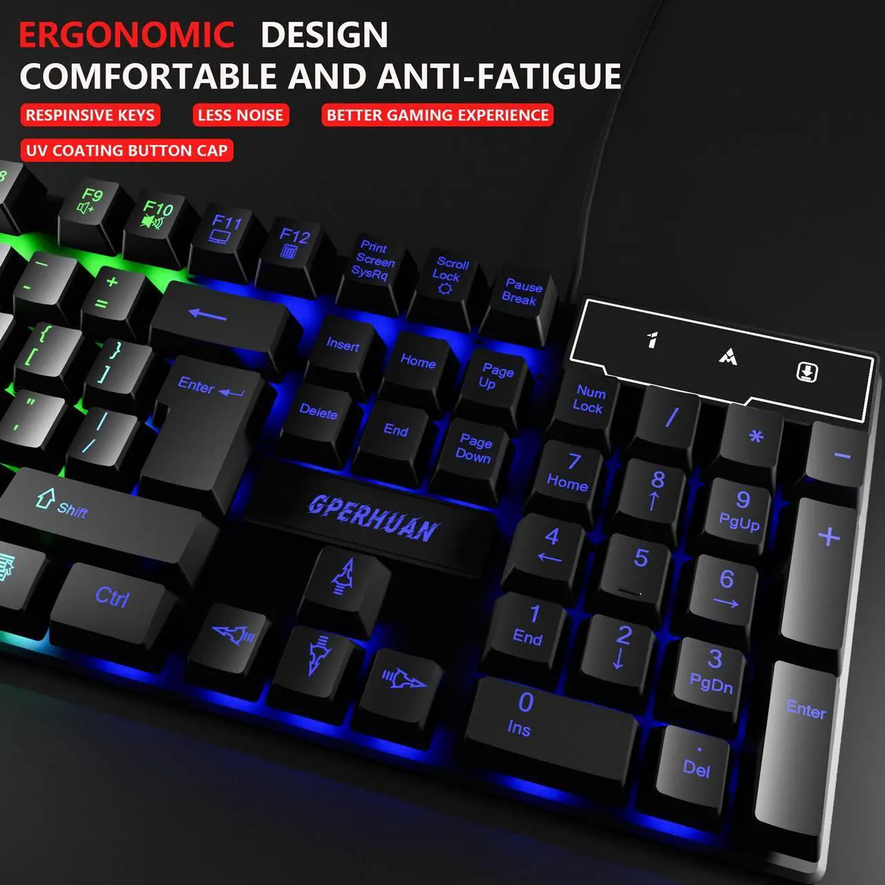 Wired Gaming Keyboard and Mous - Gaming Keyboard Mouse And Headset Combo incelemesi ve fiyatı