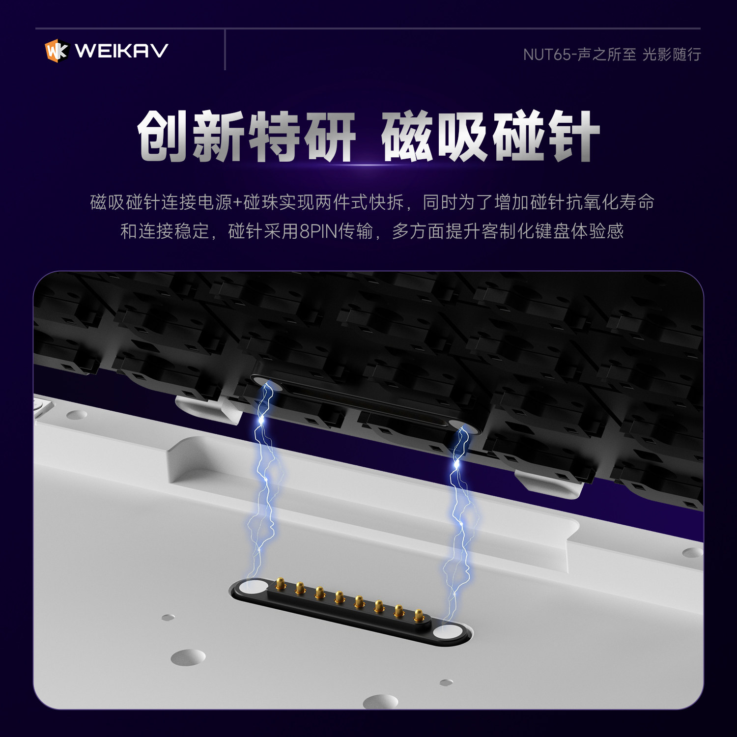 New Weikav Nut65 Aluminum Mech - Gaming Keyboard Wireless incelemesi ve fiyatı