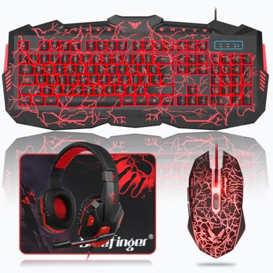 Gaming Keyboard Mouse Headset  - Gaming Keyboard Mouse And Headset Combo incelemesi ve fiyatı