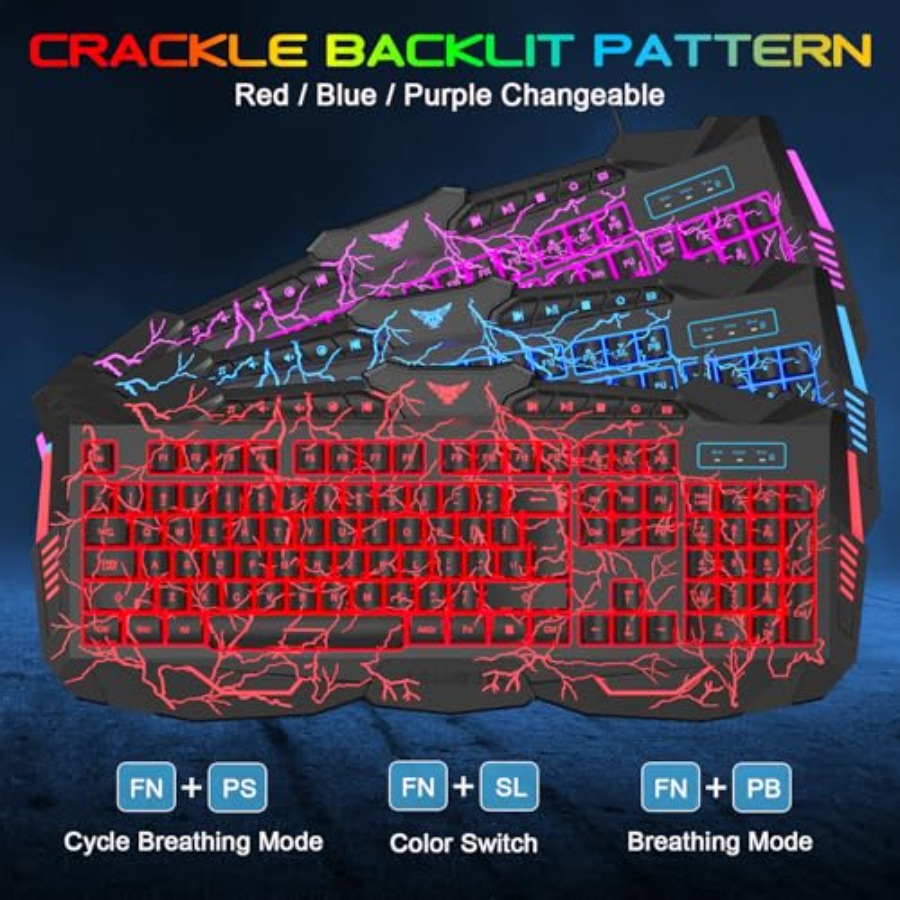 Gaming Keyboard Mouse Headset  - Gaming Keyboard Mouse And Headset Combo incelemesi ve fiyatı