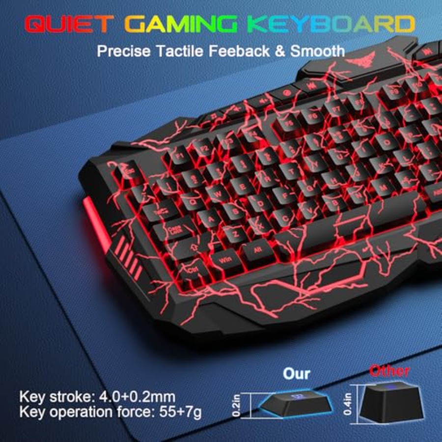Gaming Keyboard Mouse Headset  - Gaming Keyboard Mouse And Headset Combo incelemesi ve fiyatı