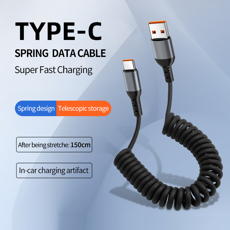 Retractable Coiled USB A to Ty - Coiled Usb Cable incelemesi ve fiyatı