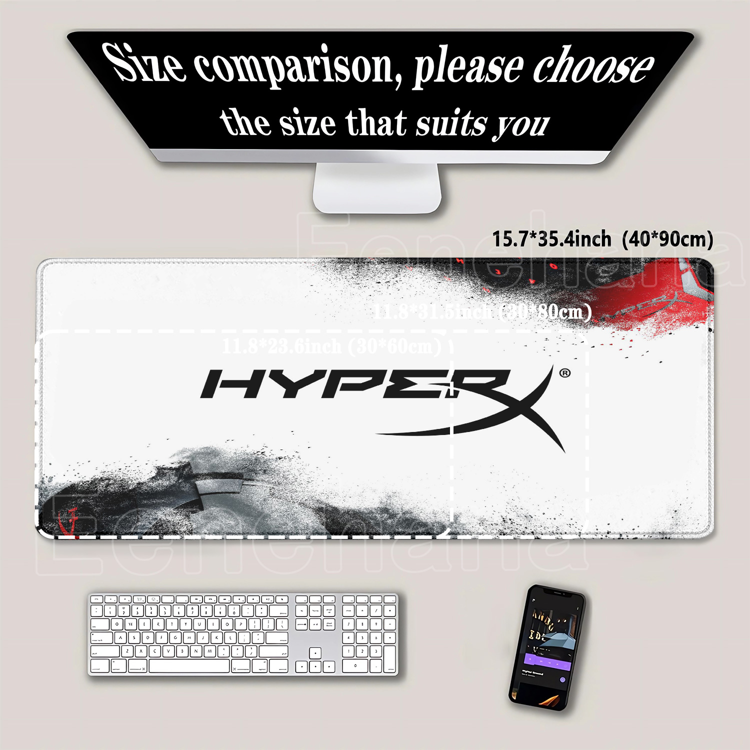 H-HyperX Mouse Pad Laptop Cool - Gaming Keyboard Hyperx incelemesi ve fiyatı