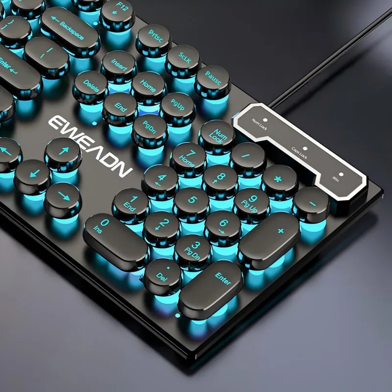 Retro Punk Mechanical Feel Key - Gaming Keyboard Wireless incelemesi ve fiyatı