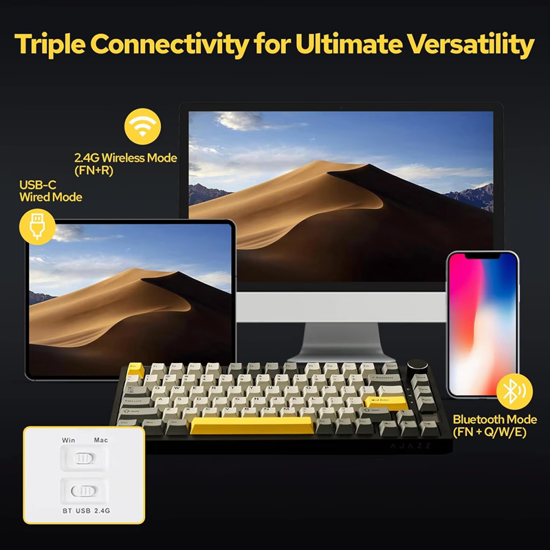 AK820/AK820Pro Gaming Mechanic - Gaming Keyboard Wireless incelemesi ve fiyatı