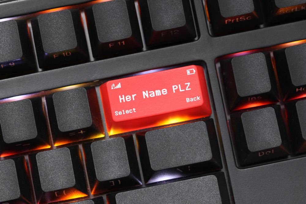 Novelty Shine Through Keycaps  - Gaming Keyboard Name incelemesi ve fiyatı