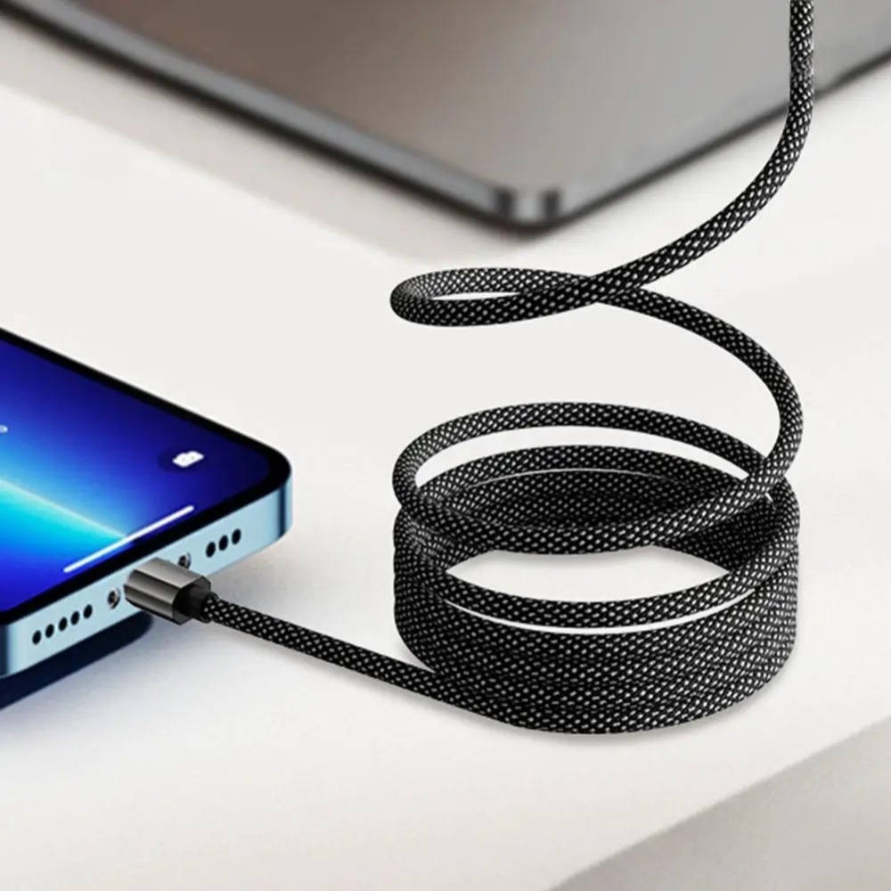 65W Self-coiling Magnetic Attr - Coiled Usb Cable incelemesi ve fiyatı