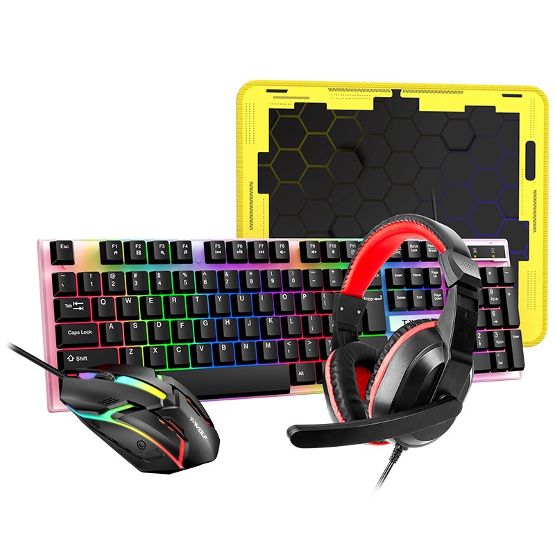 Spanish Russian Keyboard Layou - Gaming Keyboard Mouse And Headset Combo incelemesi ve fiyatı