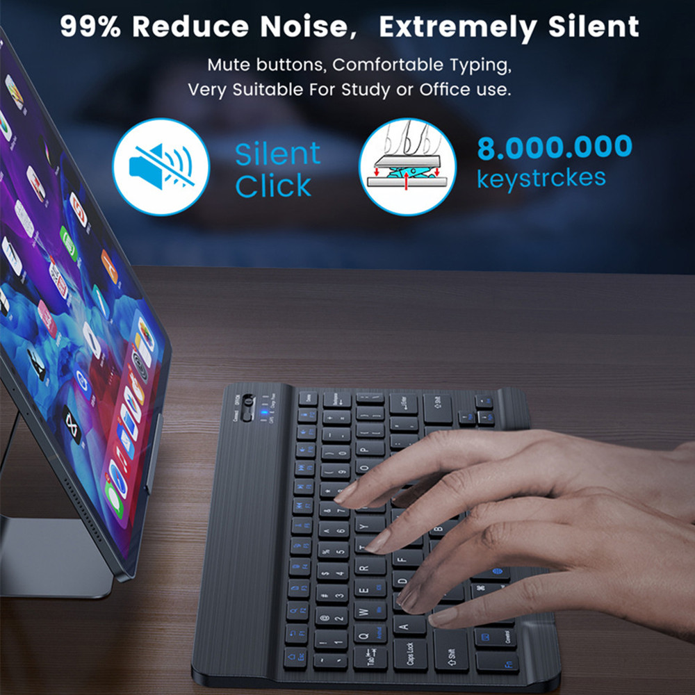 10 lnch  Wireless  Bluetooth M - Gaming Keyboard Wireless incelemesi ve fiyatı