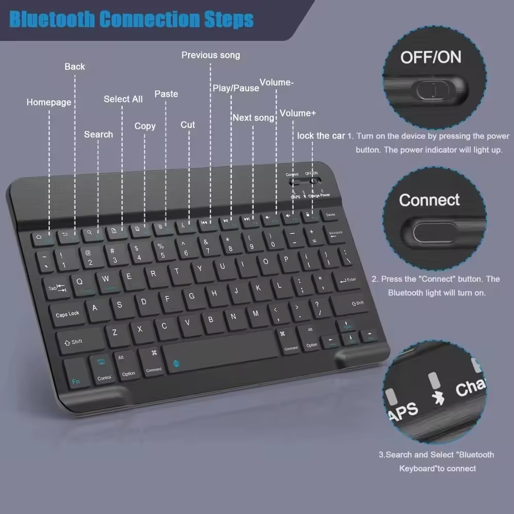 Bluetooth Wireless Keyboard Mo - Gaming Keyboard Wireless incelemesi ve fiyatı