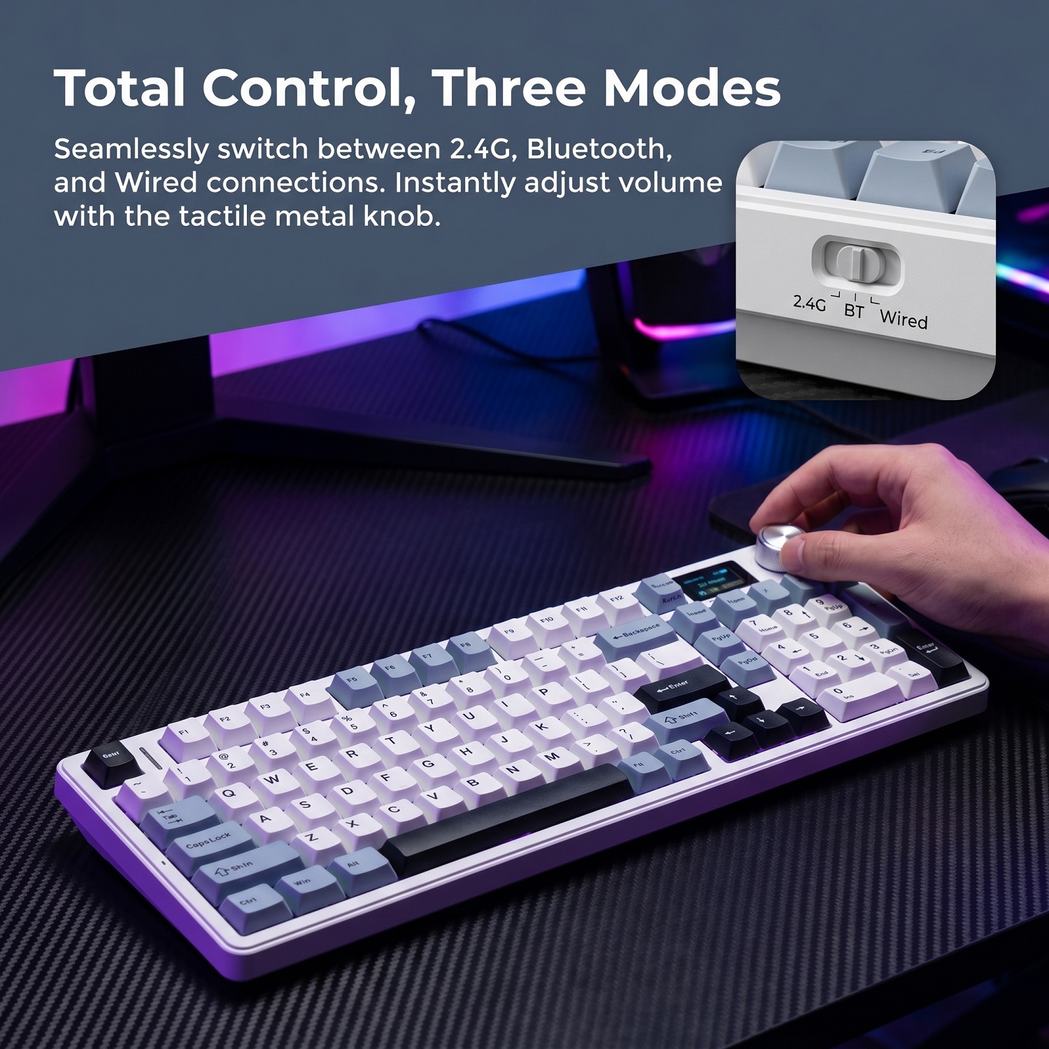 New AULA F99 Max Gasket Mechan - Gaming Keyboard Wireless incelemesi ve fiyatı