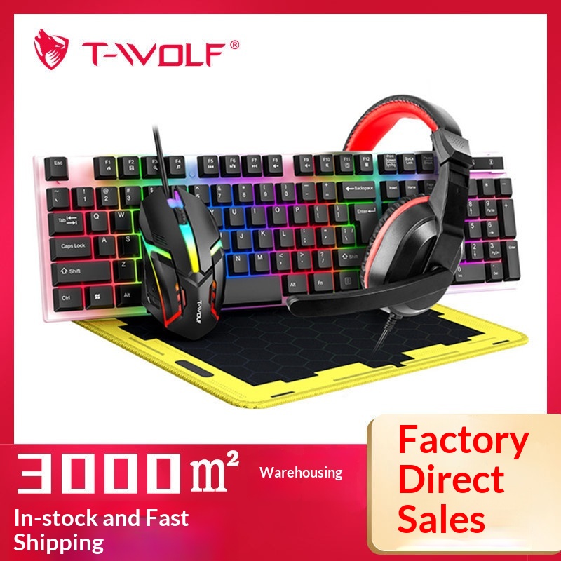 T-Wolf Tf240 4 In 1 Spanish Ga - Gaming Keyboard Mouse And Headset Combo incelemesi ve fiyatı