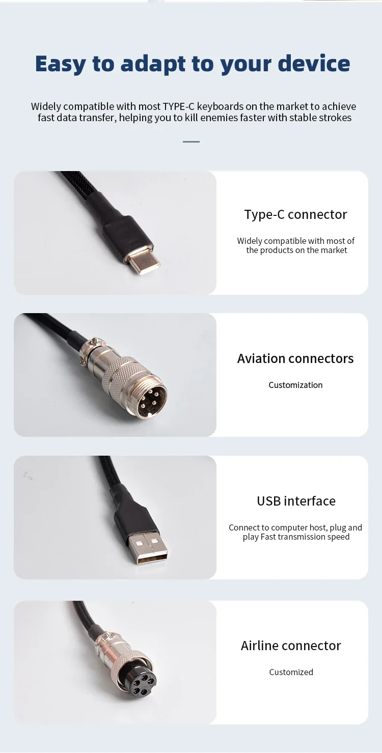 Type-C USB Port, Aviator Coili - Gaming Keyboard Extension incelemesi ve fiyatı