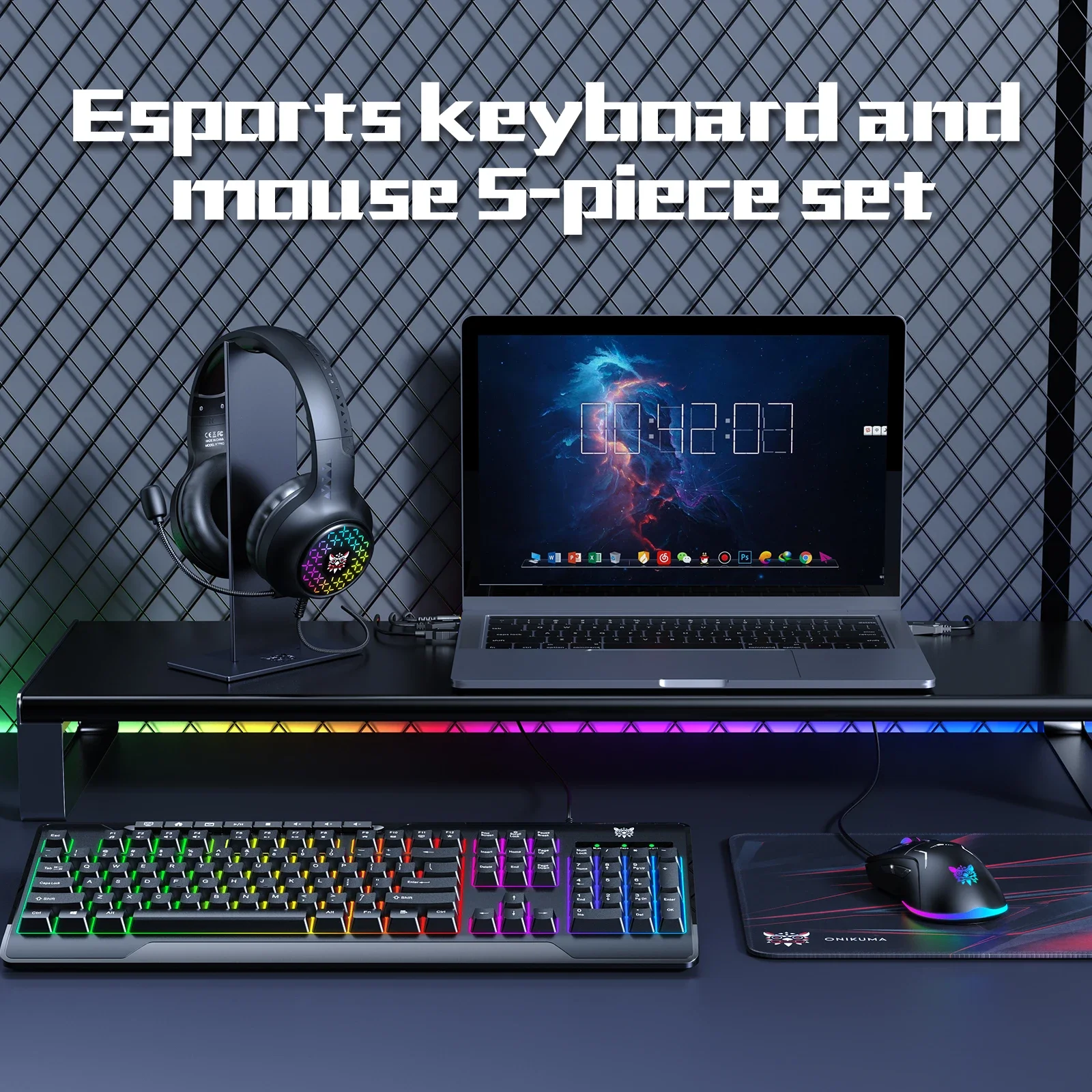 Computer Mouse and Gaming Keyb - Gaming Keyboard Mouse And Headset Combo incelemesi ve fiyatı