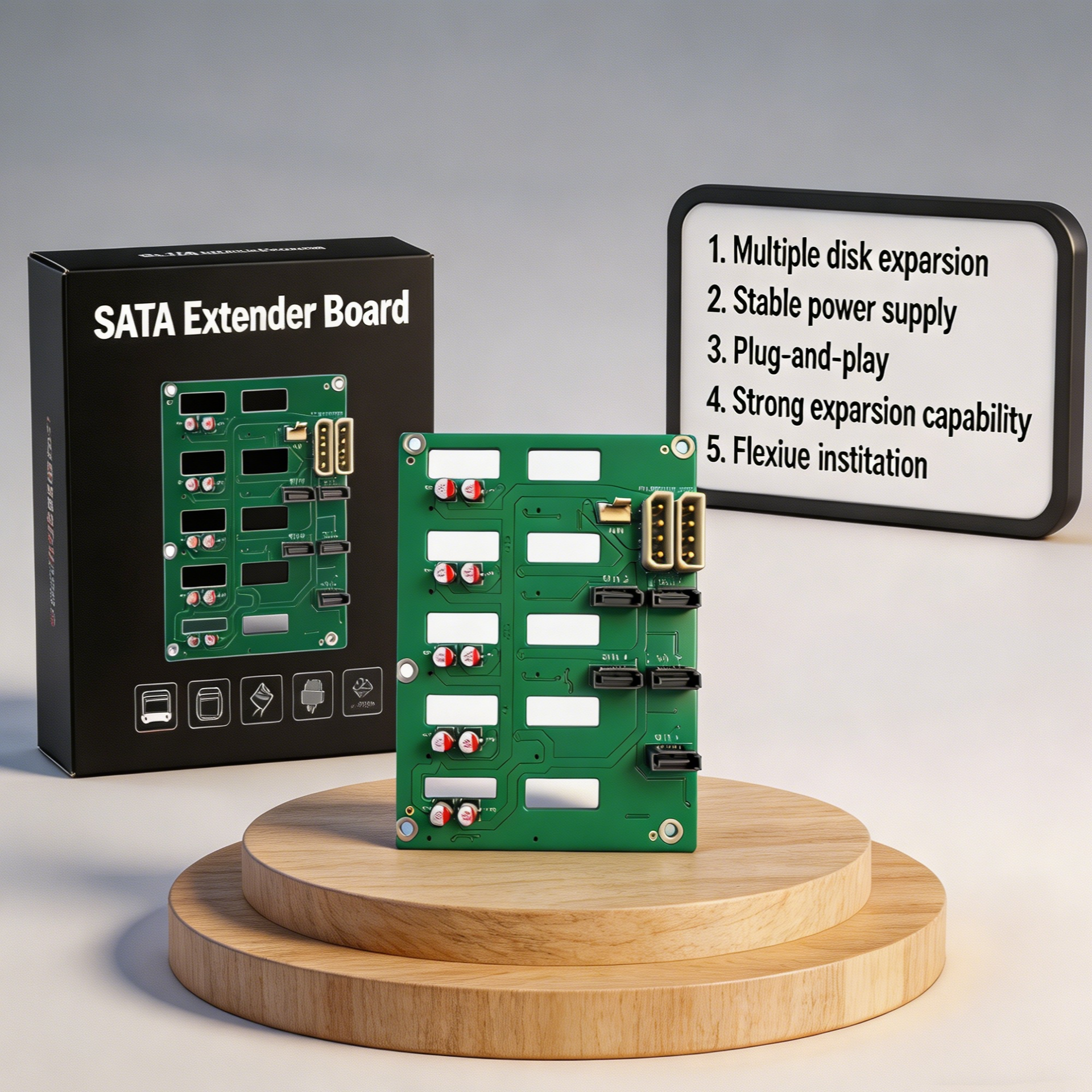 5-Bay SATA Hard Drive Backplan - Hot Swap Pcb incelemesi ve fiyatı