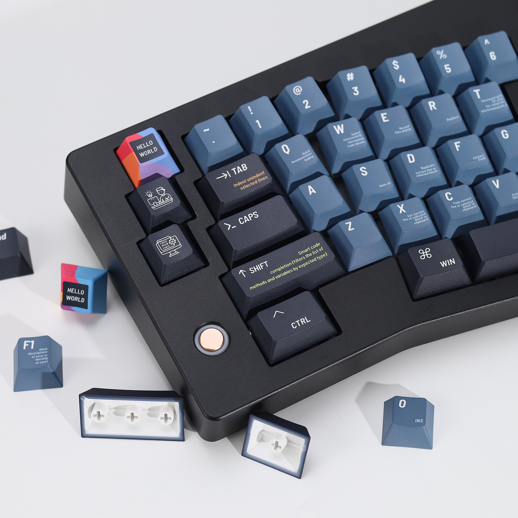 KBDiy Black Programmer Keycap  - Gaming Keyboard Magnetic Switches incelemesi ve fiyatı