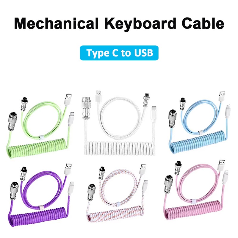 USB Type C Mechanical Keyboard - Coiled Usb Cable incelemesi ve fiyatı