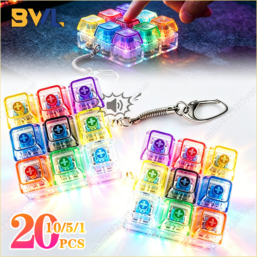 1-20PCS 9 Keys Mechanical Swit - Gaming Keyboard Tester incelemesi ve fiyatı