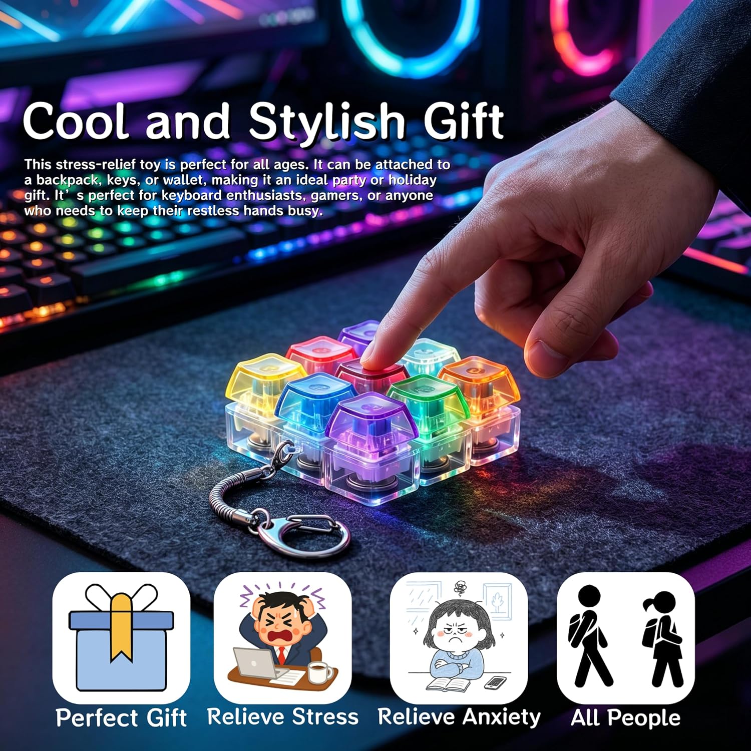 1-20PCS 9 Keys Mechanical Swit - Gaming Keyboard Tester incelemesi ve fiyatı