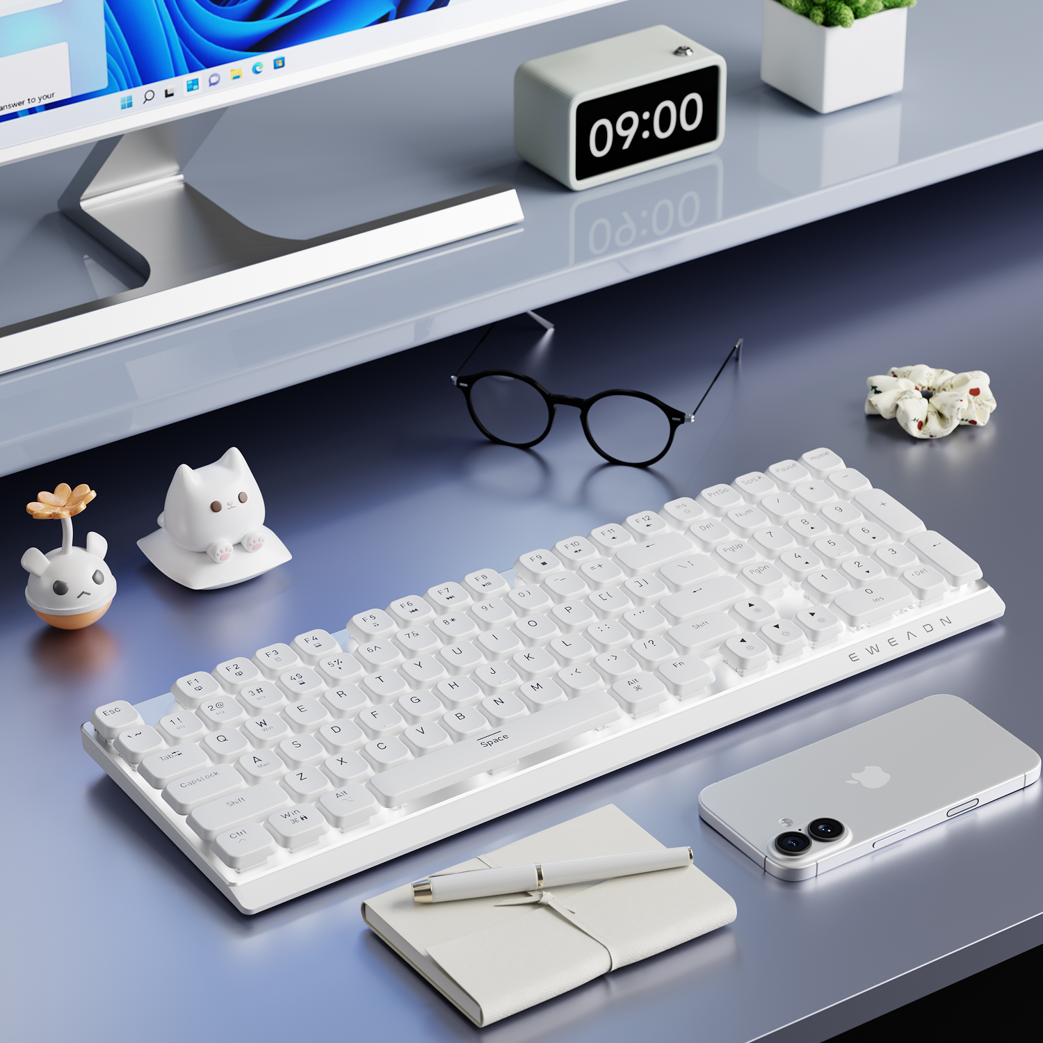 EWEADN Wireless Low-Profile Me - Gaming Keyboard Wireless incelemesi ve fiyatı