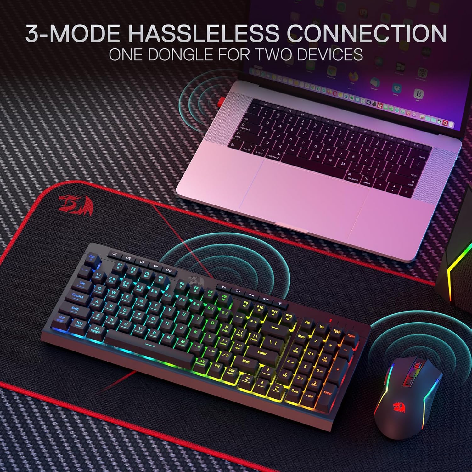 Redragon S142 Wireless Gaming  - Gaming Keyboard Extension incelemesi ve fiyatı