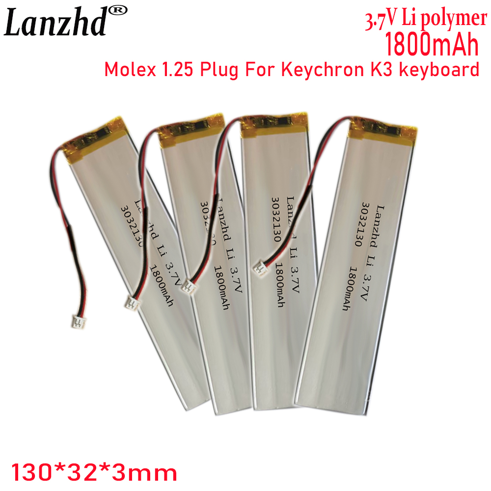 1-20 Pcs 3032130 3.7V 1800mAh  - Gaming Keyboard Tester incelemesi ve fiyatı