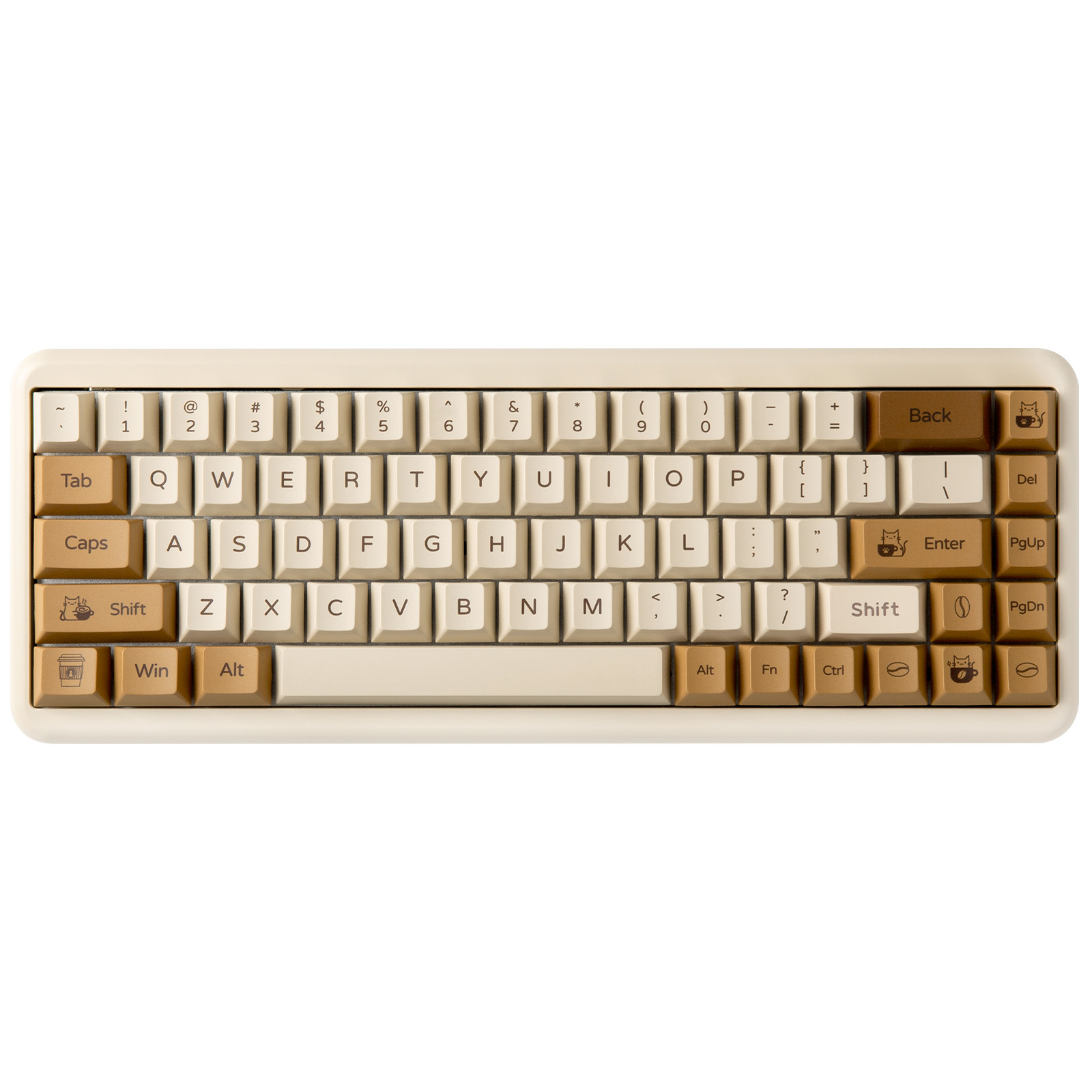 YUNZII Coffee Cat PBT Keycaps, - Gaming Keyboard Extension incelemesi ve fiyatı