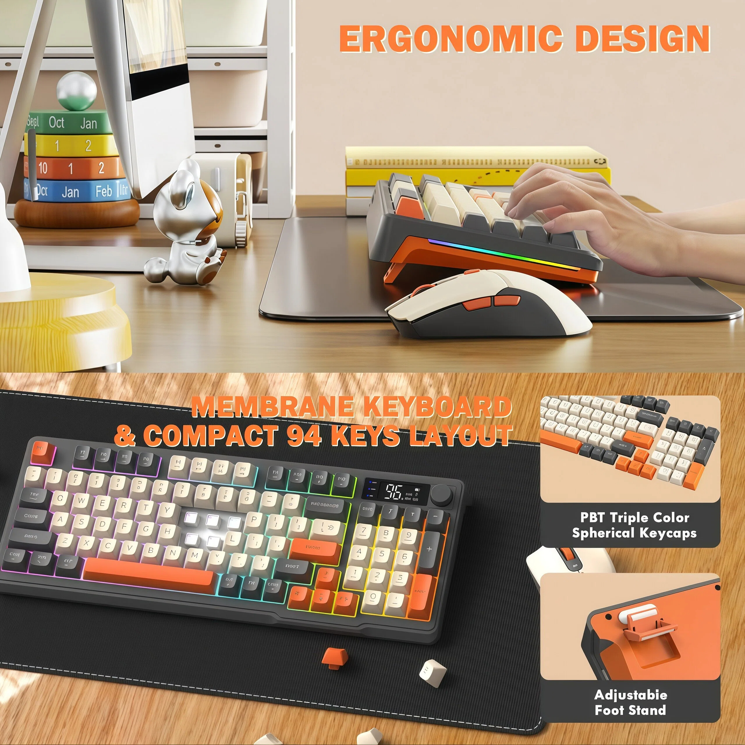 Freewolf T96 Gaming Wireless K - Gaming Keyboard Mouse And Headset Combo incelemesi ve fiyatı
