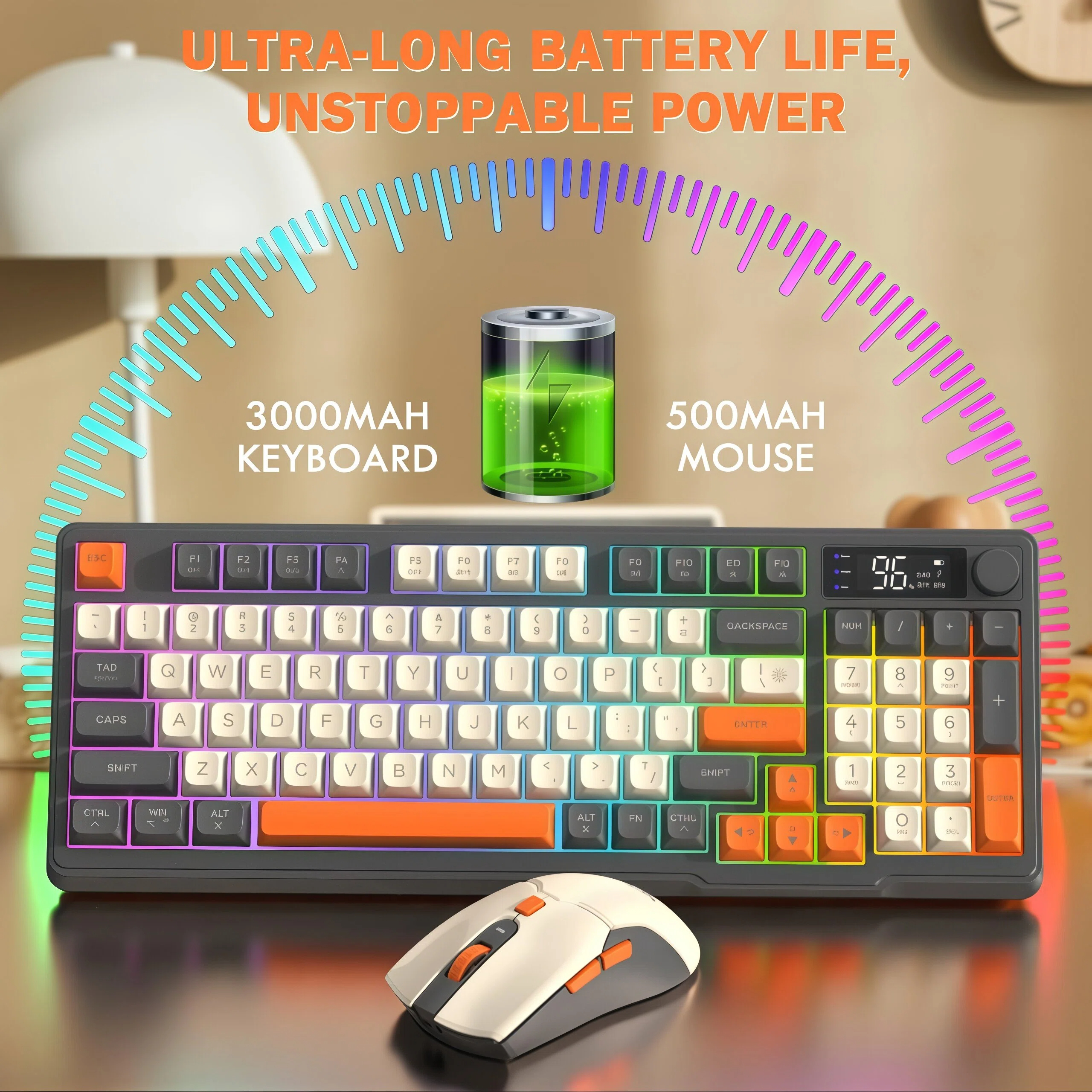 Freewolf T96 Gaming Wireless K - Gaming Keyboard Mouse And Headset Combo incelemesi ve fiyatı