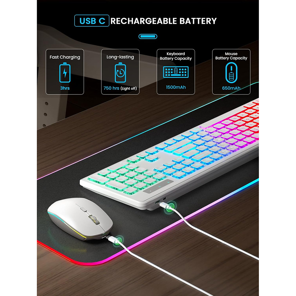Backlit Wireless Keyboard and  - Gaming Keyboard Extension incelemesi ve fiyatı
