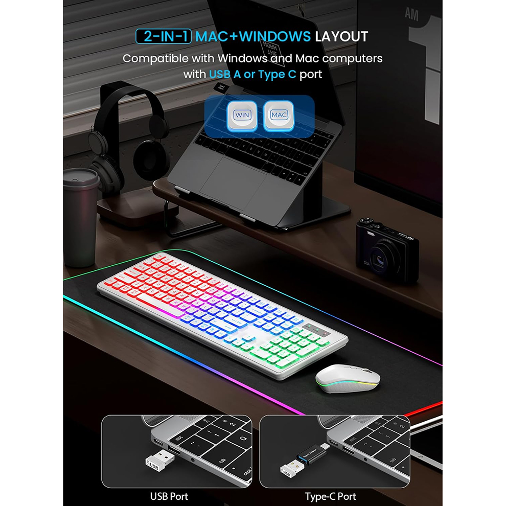 Backlit Wireless Keyboard and  - Gaming Keyboard Extension incelemesi ve fiyatı